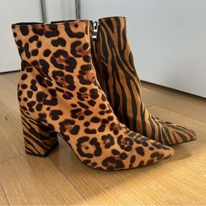 Dollskill: Public Desire - interspecies animal print boots